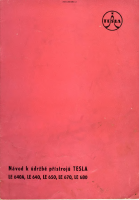 Tesla le6 - Navod k udrzbe 